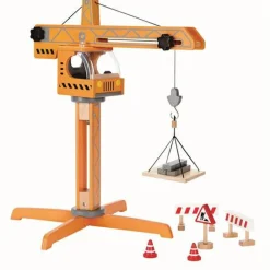 New Hape Kran i træ, stor