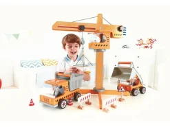 New Hape Kran i træ, stor