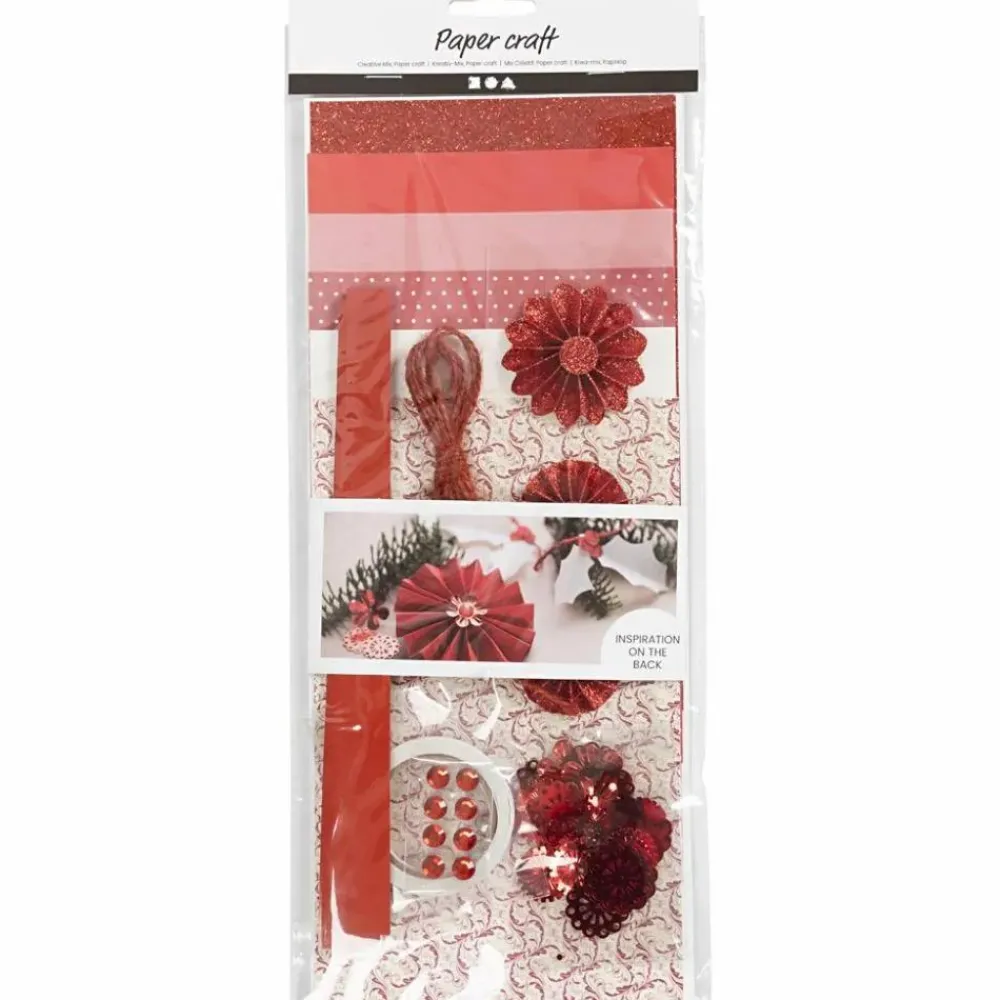 Outlet Creativ Company Kreapakke - Jul, Rød/Creme