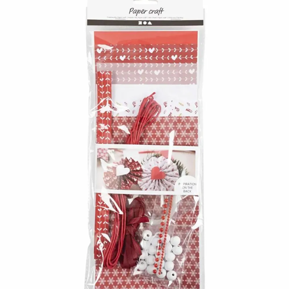 New Creativ Company Kreapakke - Jul, Rød/Hvid