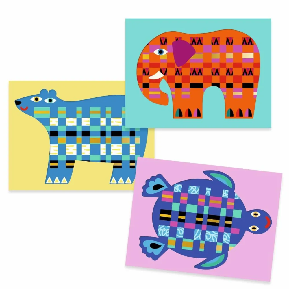 Discount Djeco Kreativ med papir - Væve-kunst