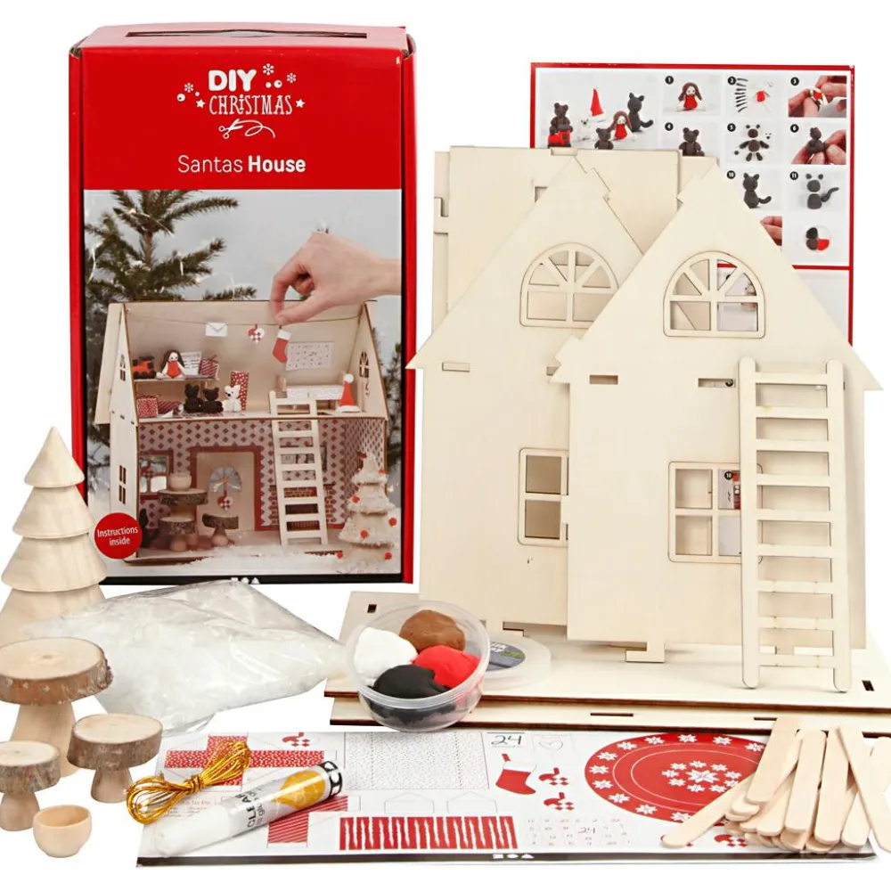 Discount Creativ Company Kreativitetssæt - Julemandens hus