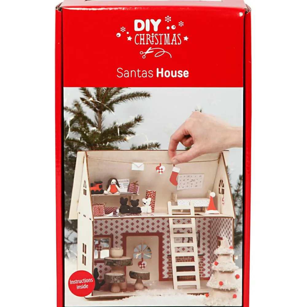 Discount Creativ Company Kreativitetssæt - Julemandens hus