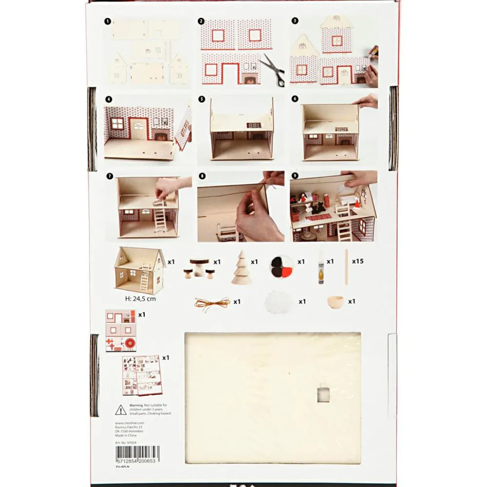 Discount Creativ Company Kreativitetssæt - Julemandens hus