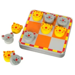 Hot small foot Kryds & bolle-spil - Kat & Mus