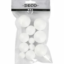 Creativ Company Kugler af styropor, 3 x 4 stk