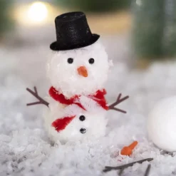 Outlet Creativ Company Kunstig sne - Hvid glitter, 3 x 27 ml.