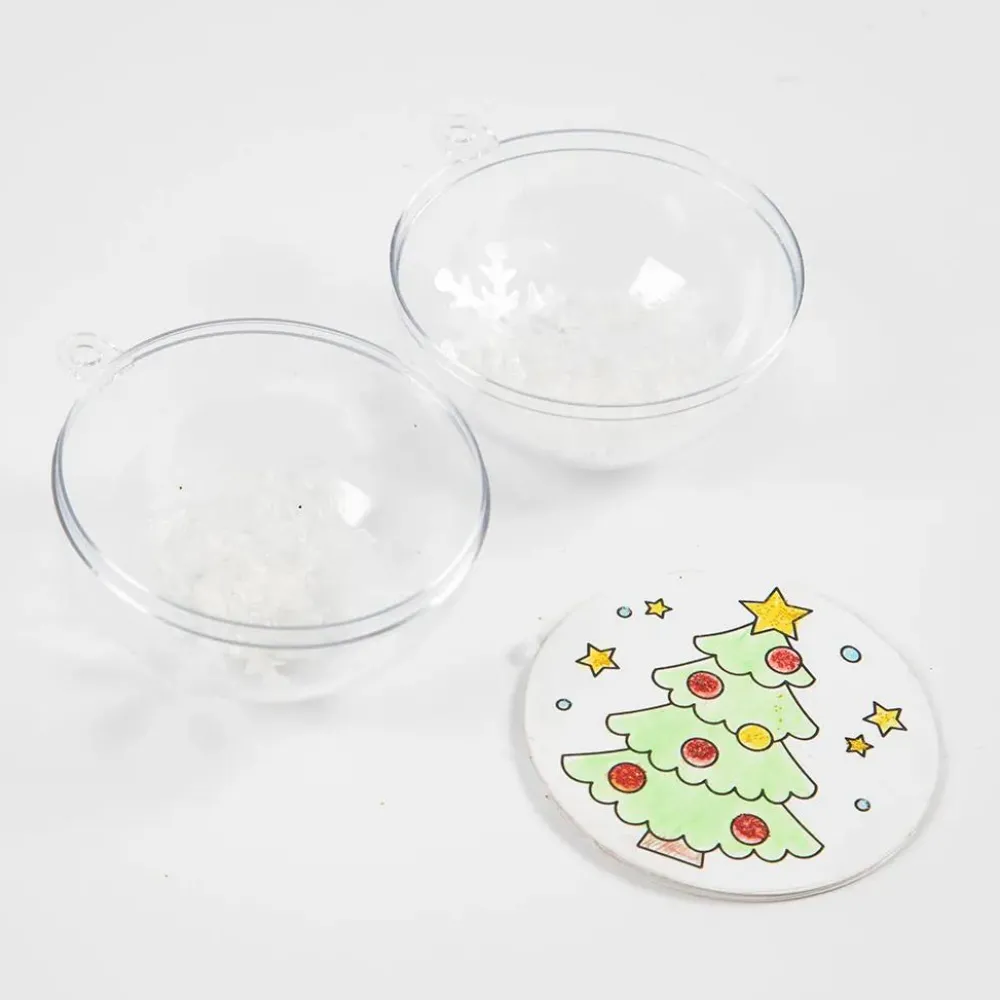 Best Creativ Company Lav julekugler m. julemotiver, 3 stk