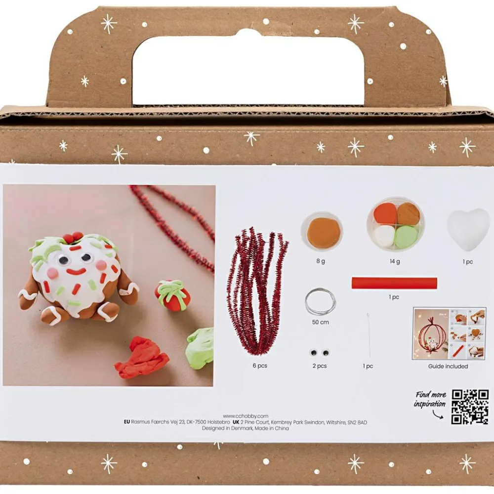 Hot Creativ Company Lav juleophæng - Honningkage-hjerte