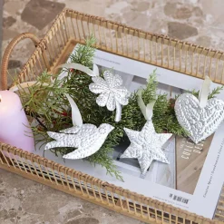 New Creativ Company Lav juleophæng med prægefolie