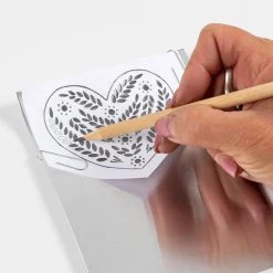 New Creativ Company Lav juleophæng med prægefolie