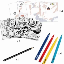 Discount Djeco Lav kunst som Roy Lichtenstein (overføring)