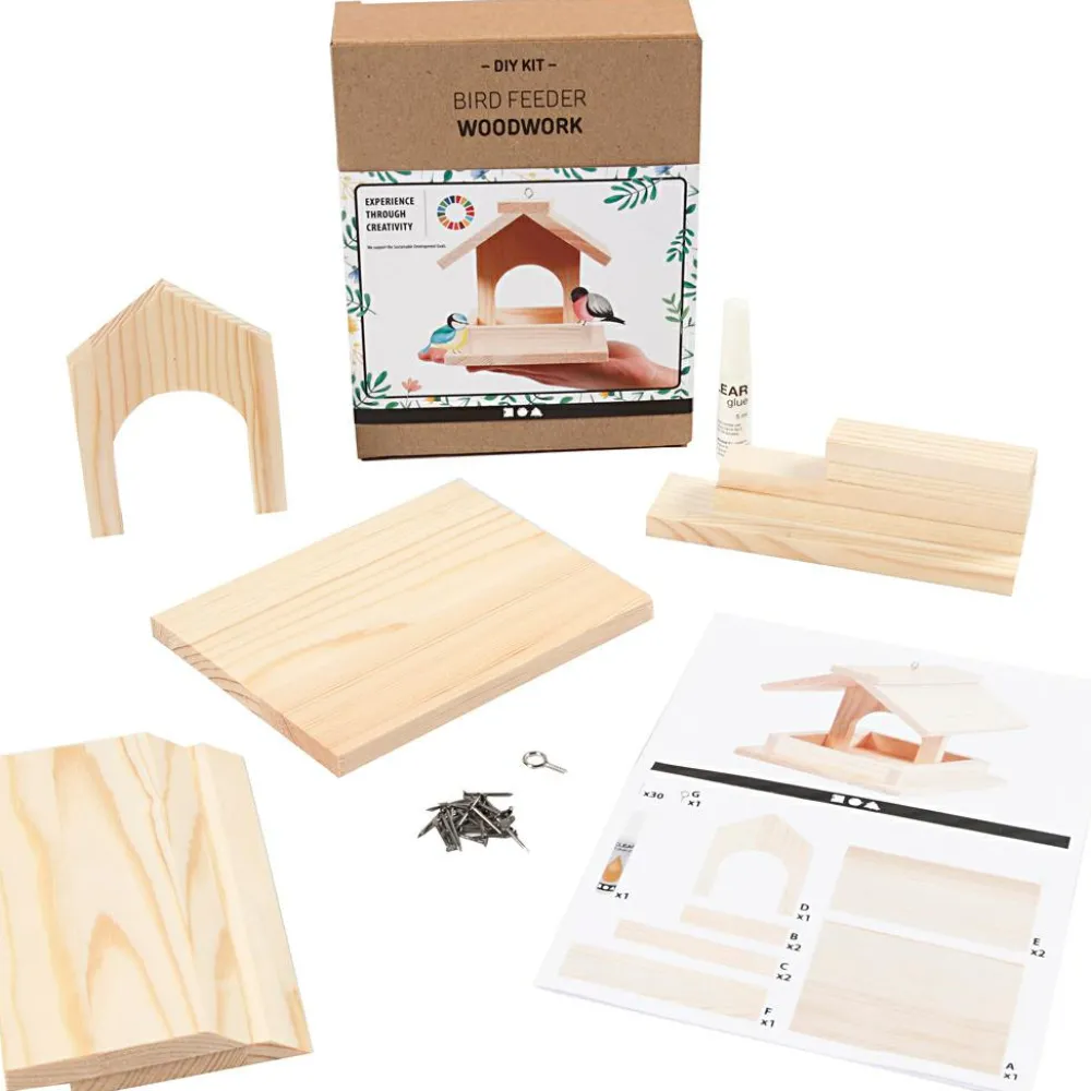 Clearance Creativ Company Lav selv fuglefoderbræt