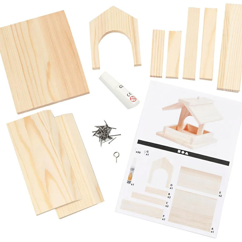 Clearance Creativ Company Lav selv fuglefoderbræt