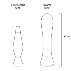 Discount Lavalampe - Sølv/pink