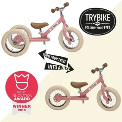 Discount Trybike Løbecykel - med to hjul, Rosa