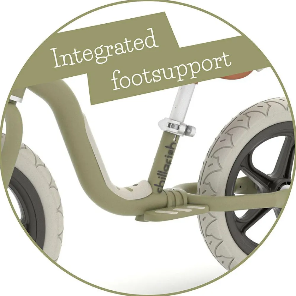 Discount Chillafish Løbecykel Charlie LUX - Oliven (2-5 år)