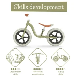 Discount Chillafish Løbecykel Charlie LUX - Oliven (2-5 år)