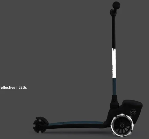 Best Scoot & Ride Løbehjul - Highwaykick 2 Lifestyle m. LED, Steel