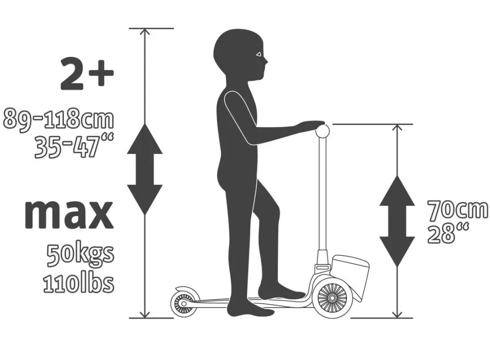 Hot Scoot & Ride Løbehjul - Highwaykick 2 Lifestyle, Leopard