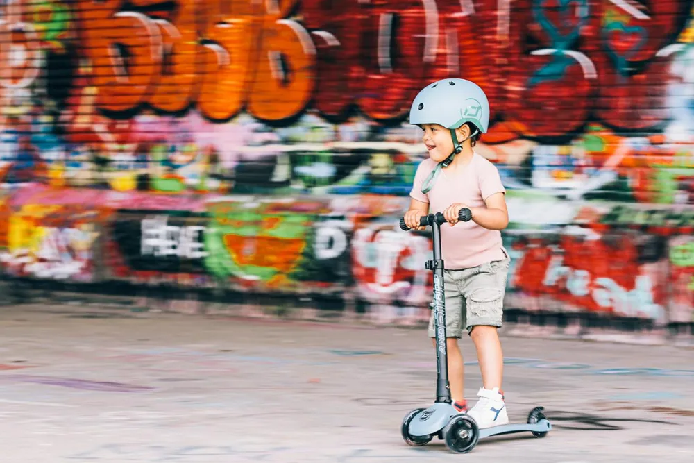 Discount Scoot & Ride Løbehjul - Highwaykick 3 m. LED, Steel