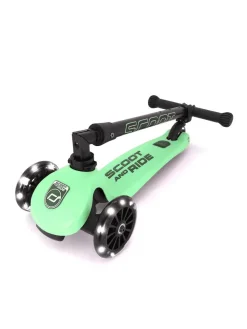 Outlet Scoot & Ride Løbehjul - Highwaykick 3 m. LED, Kiwi
