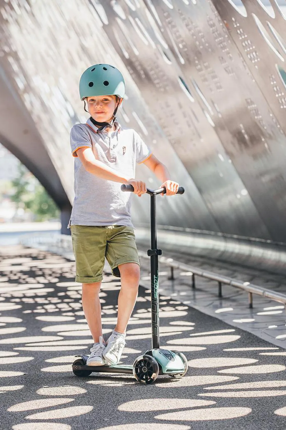 Discount Scoot & Ride Løbehjul - Highwaykick 5 m. LED, Forest