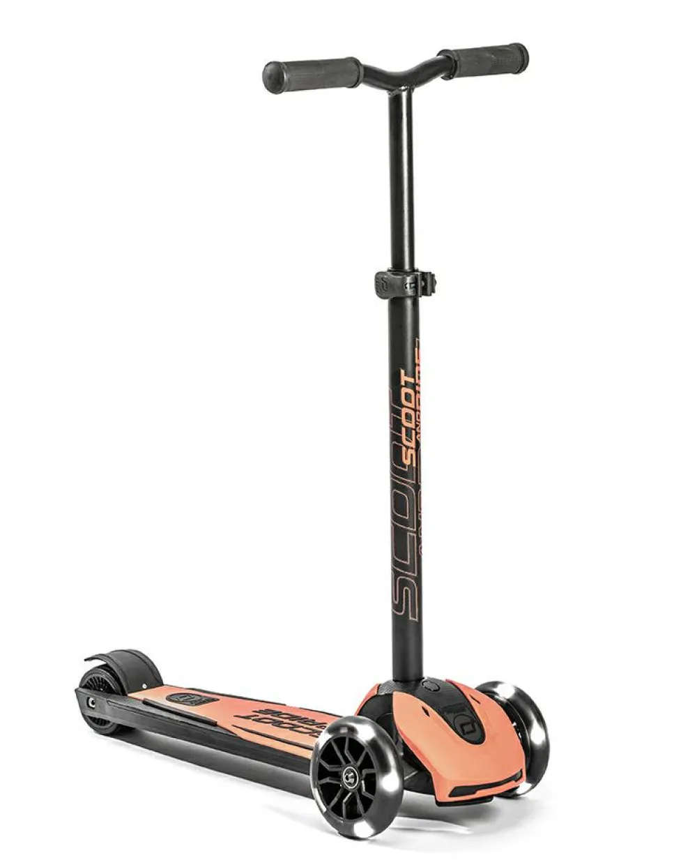 Scoot & Ride Løbehjul - Highwaykick 5 m. LED, Peach