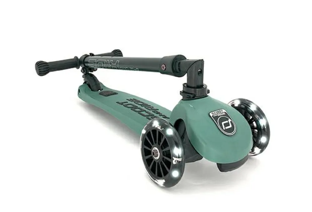 Sale Scoot & Ride Løbehjul - Highwaykick 3 m. LED, Forest