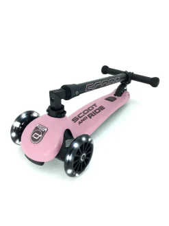 New Scoot & Ride Løbehjul - Highwaykick 3 m. LED, Rose