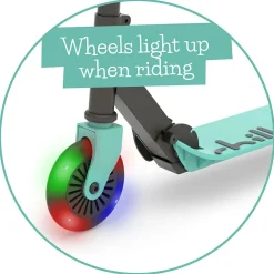 Clearance Chillafish Løbehjul Flexxi GLOW - Mint