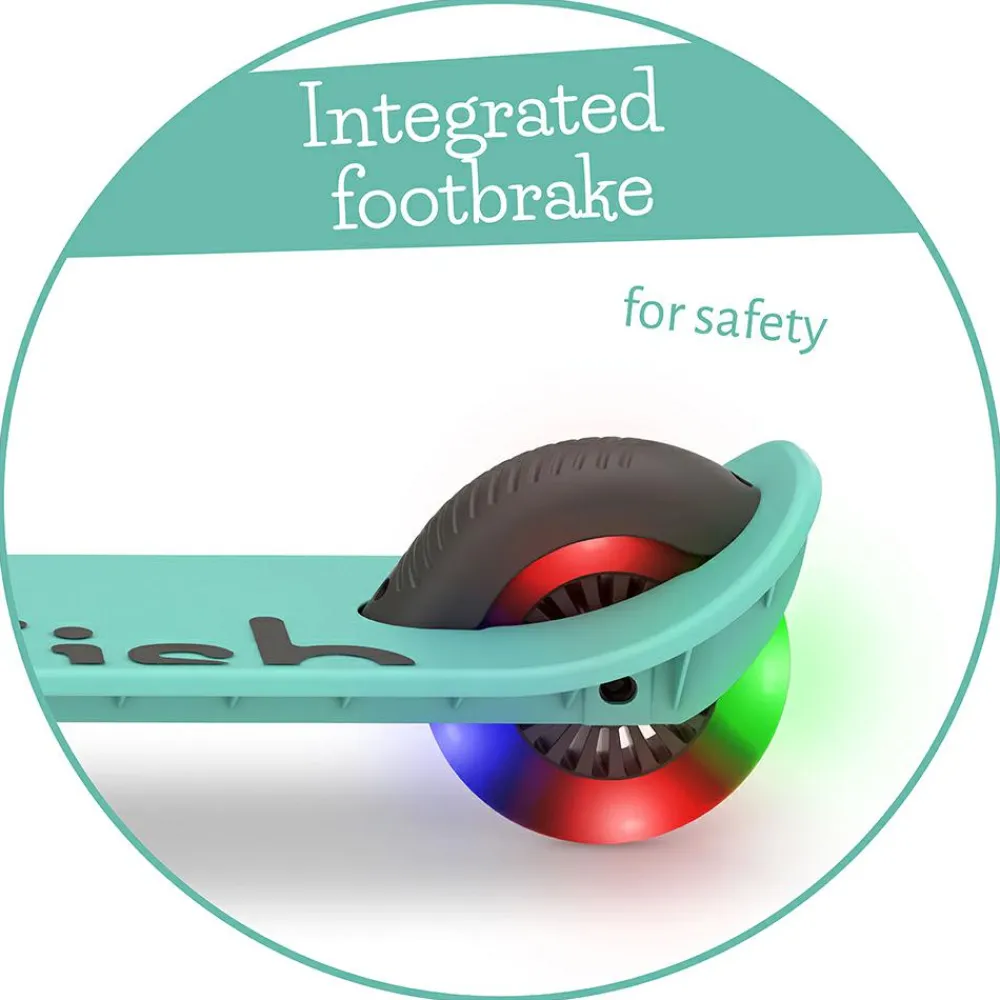 Clearance Chillafish Løbehjul Flexxi GLOW - Mint
