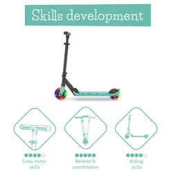 Clearance Chillafish Løbehjul Flexxi GLOW - Mint