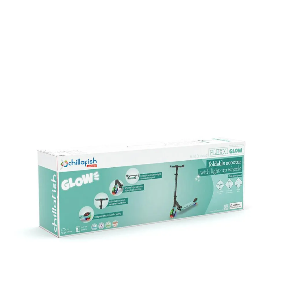 Clearance Chillafish Løbehjul Flexxi GLOW - Mint