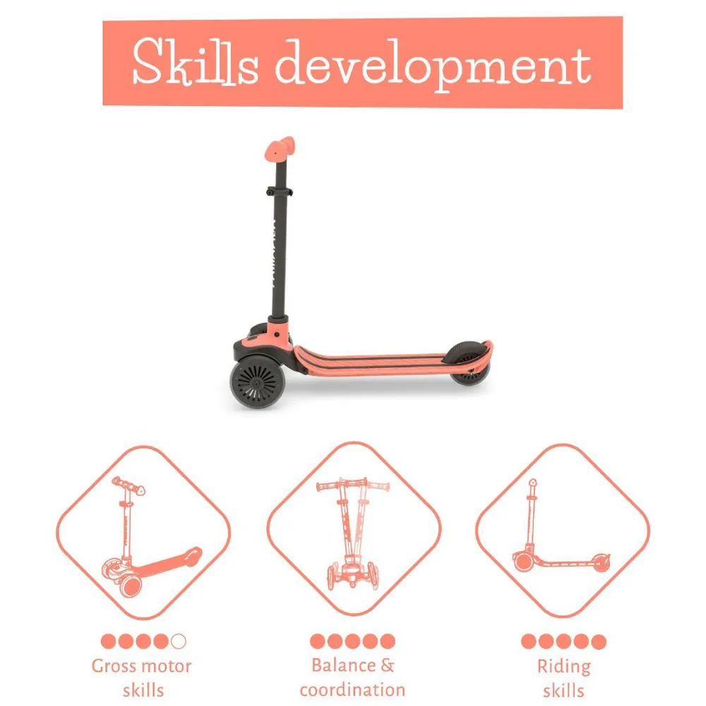 Clearance Chillafish Løbehjul Scotti - Flamingo