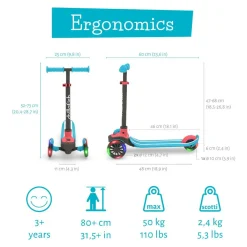 Discount Chillafish Løbehjul Scotti GLOW