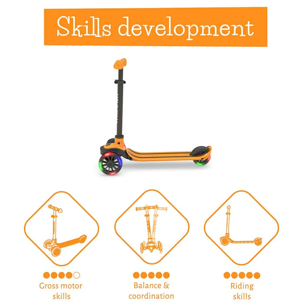 Discount Chillafish Løbehjul Scotti GLOW - Ginger