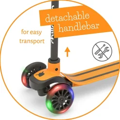 Discount Chillafish Løbehjul Scotti GLOW - Ginger