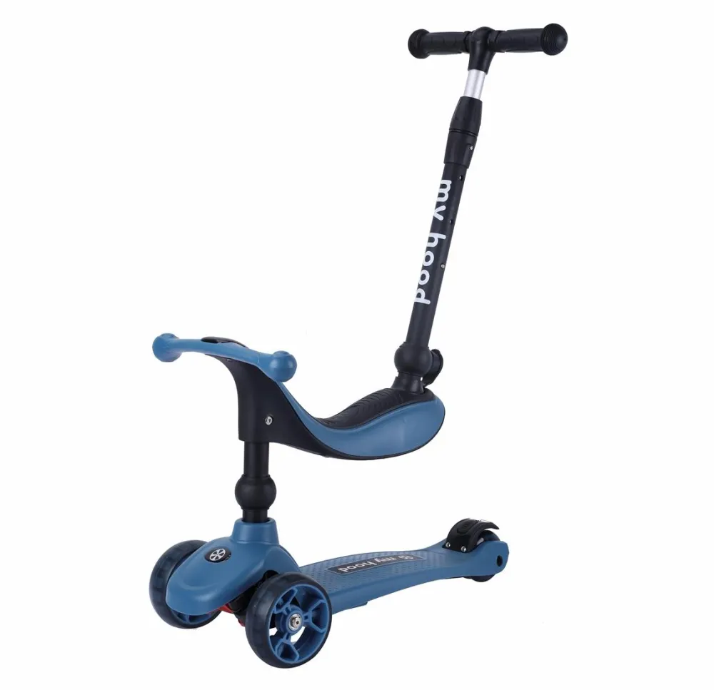 My Hood Løbehjul/Løbecykel - Kick'n'Ride, Mørkeblå