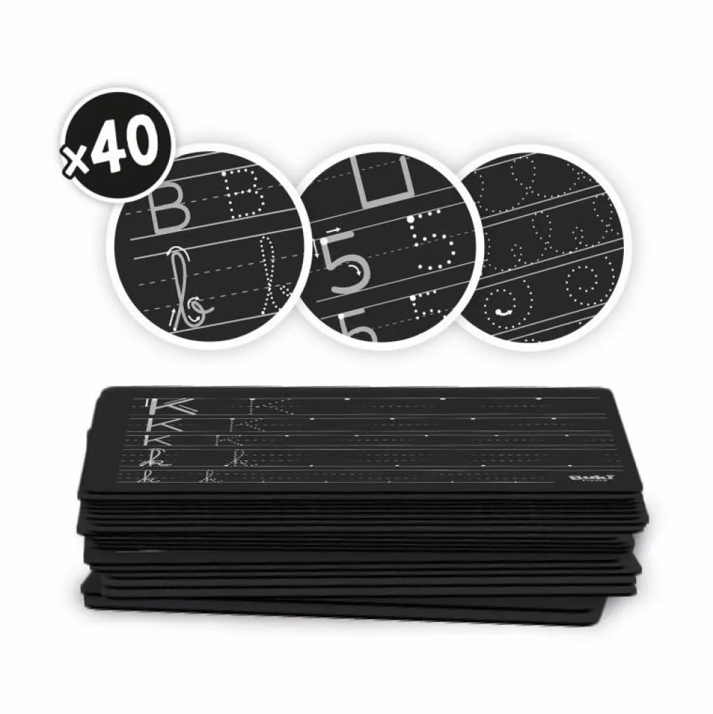 New Buki France LCD tegnetavle - Skriv tal og bogstaver (A-Z)