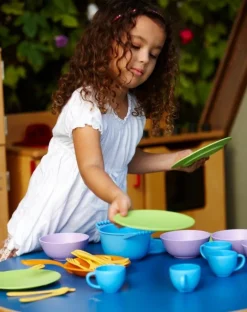 Clearance Green Toys Legekøkken tilbehør - Køkkenudstyr, 27 dele