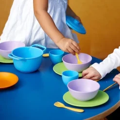 Clearance Green Toys Legekøkken tilbehør - Køkkenudstyr, 27 dele