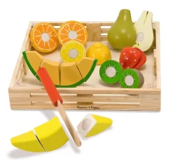 New Melissa & Doug Legemad - Frugt i trækasse