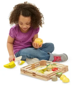 New Melissa & Doug Legemad - Frugt i trækasse