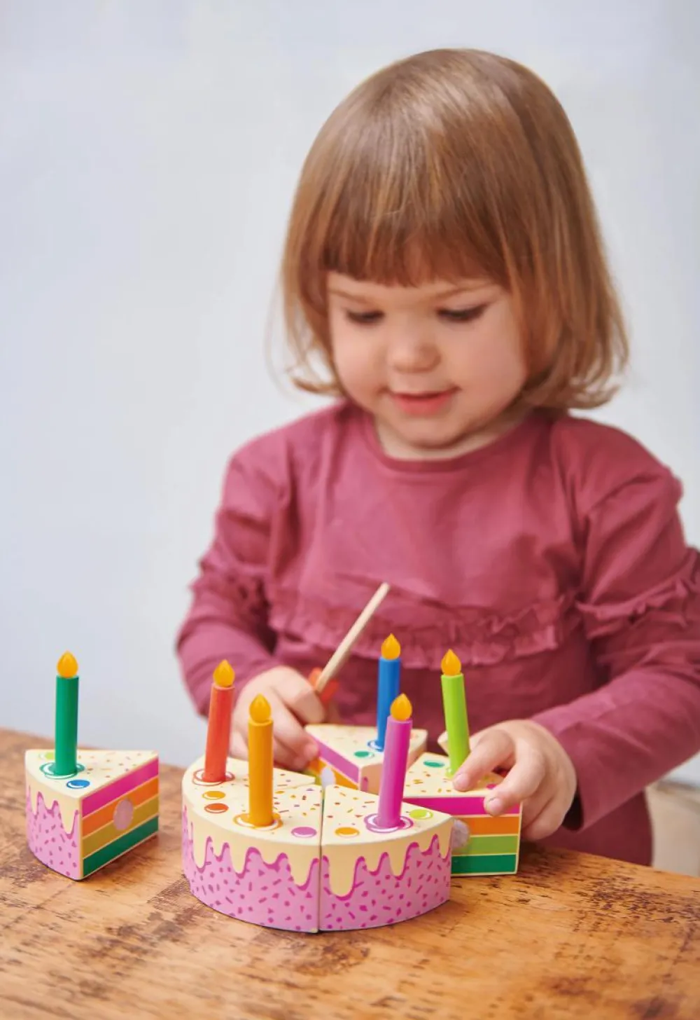 Sale Tender Leaf Legemad - Lagkage med lys