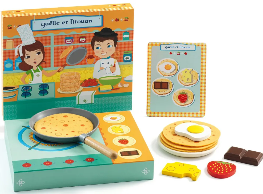 Discount Djeco Legemad - Pandekagesæt, Gaëlle et Titouan