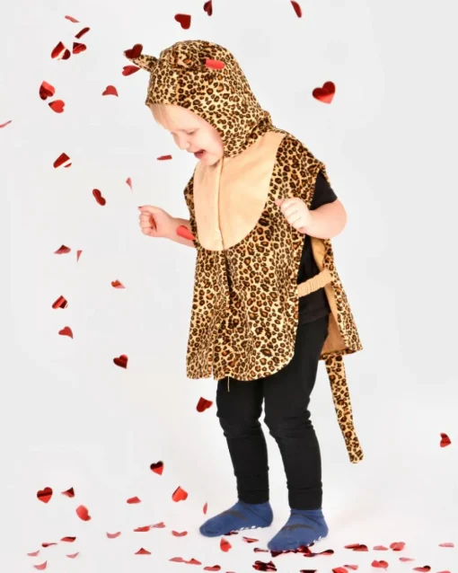 Online Den Goda Fen Leopard-dragt, str. 1-4 år
