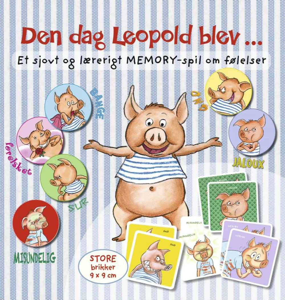 Clearance Forlaget Bolden Leopold - Memory-spil om følelser