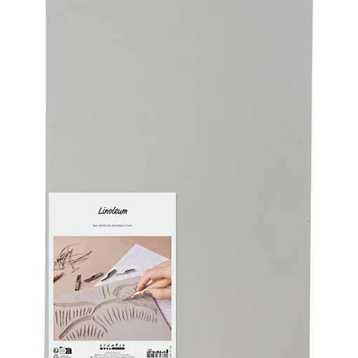 Clearance Creativ Company Linoleumsplade 30 x 40 cm, 1 stk