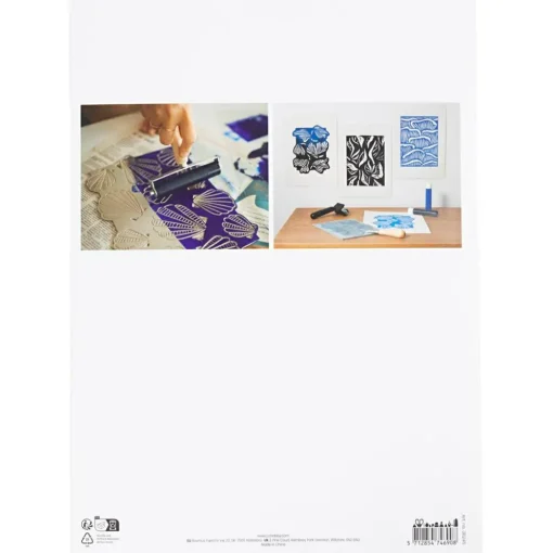 Creativ Company Linoleumstryk stempelplade A4, 1 stk